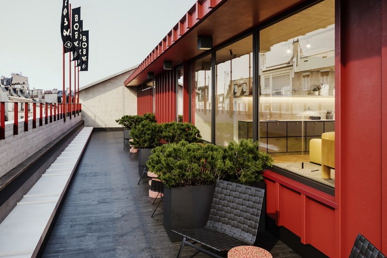 Bob W rooftop terrace bar
