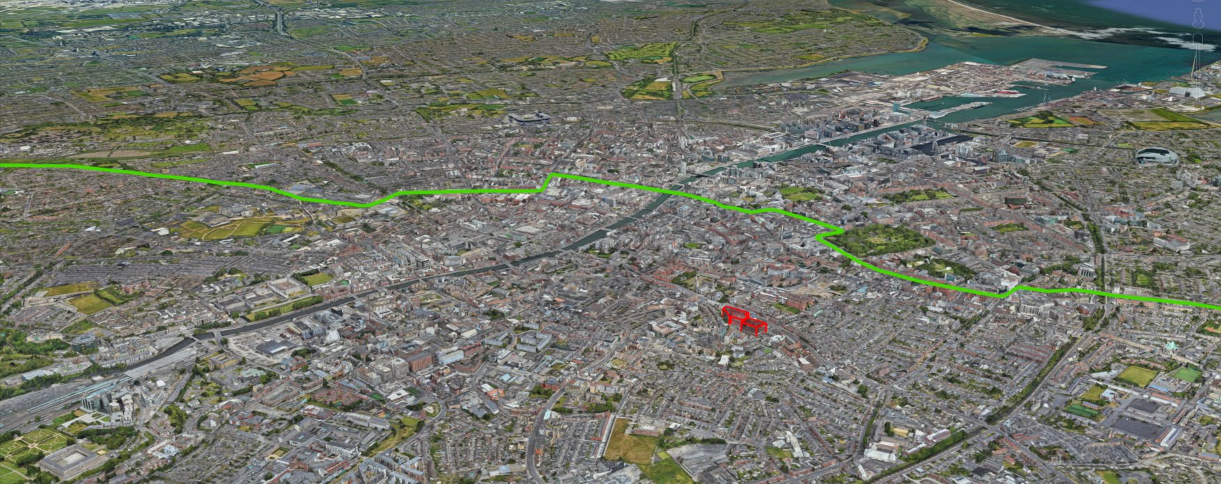 Dublin location map — Fumbally Estate within The Liberties / Portobello corridor